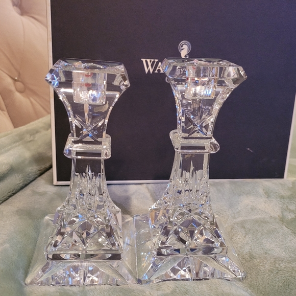 Waterford Candle Stick Pair - Picture 8 of 8